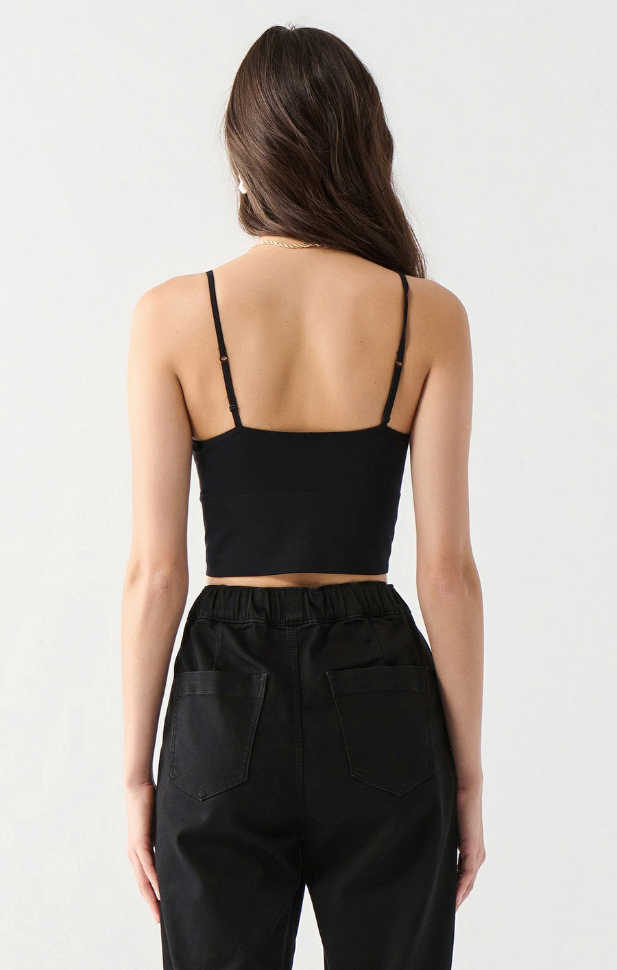 2824305 D Seamless Bra Top Black