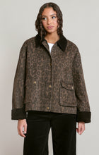 2825751 D Leopard Denim Jacket