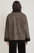 2825751 D Leopard Denim Jacket
