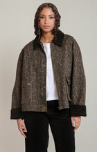 2825751 D Leopard Denim Jacket