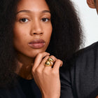 EVON recycled chunky rings 2-in-1