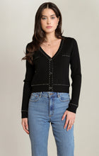 2827261 T Gold Contrast Cardigan