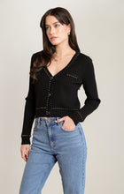 2827261 T Gold Contrast Cardigan