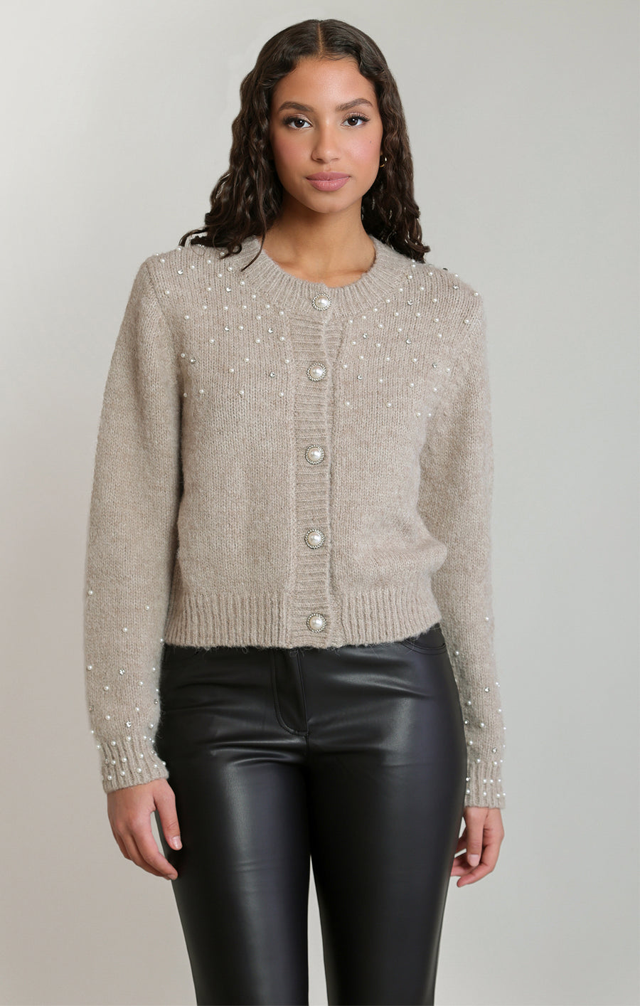 2827263 D Embellished Crewneck Cardigan