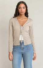 2827264 D Front Tie Cardigan