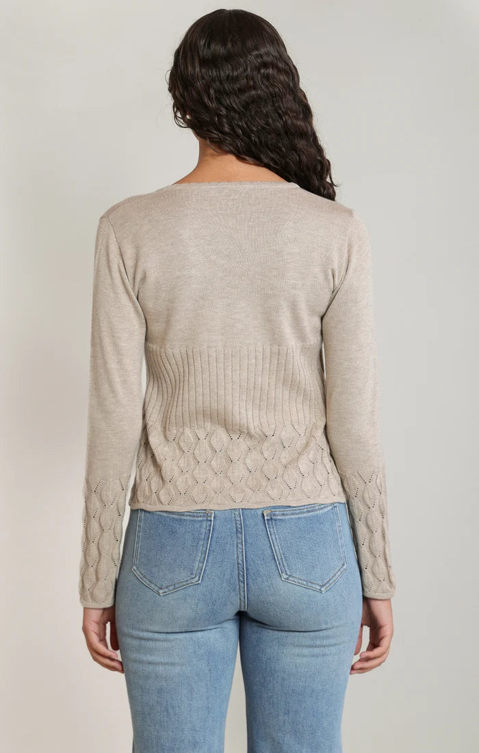 2827264 D Front Tie Cardigan