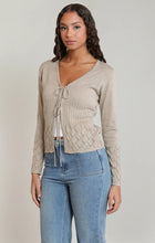 2827264 D Front Tie Cardigan