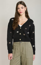 2827274 D Embroidered Flower Cardigan