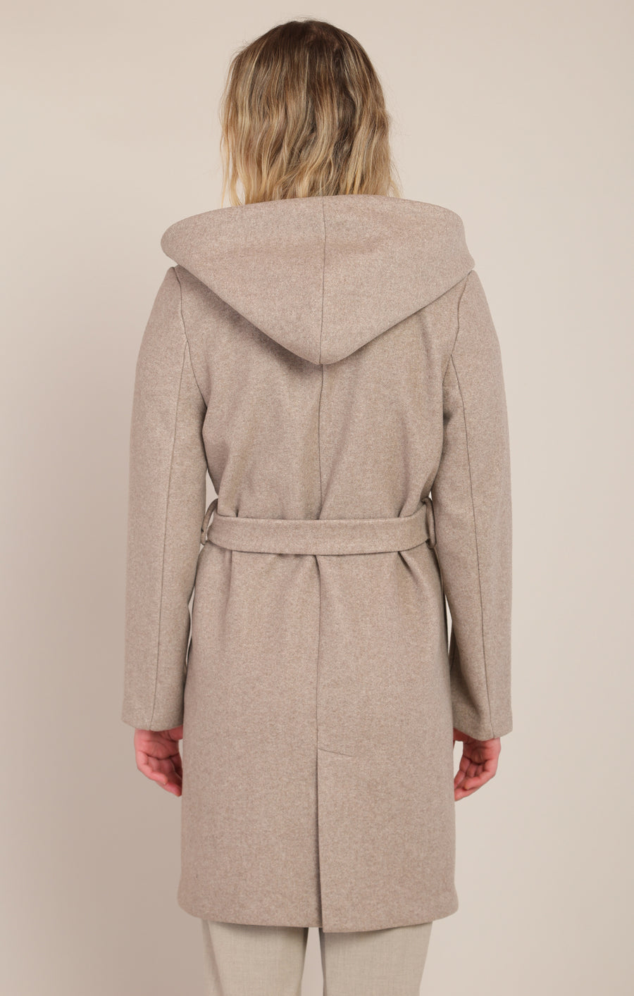 2829011 DG Belted Hooded Coat
