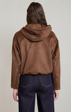 2829509 D Faux Suede Hooded Bomber