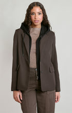 2829511 D Detachable Hooded  Blazer