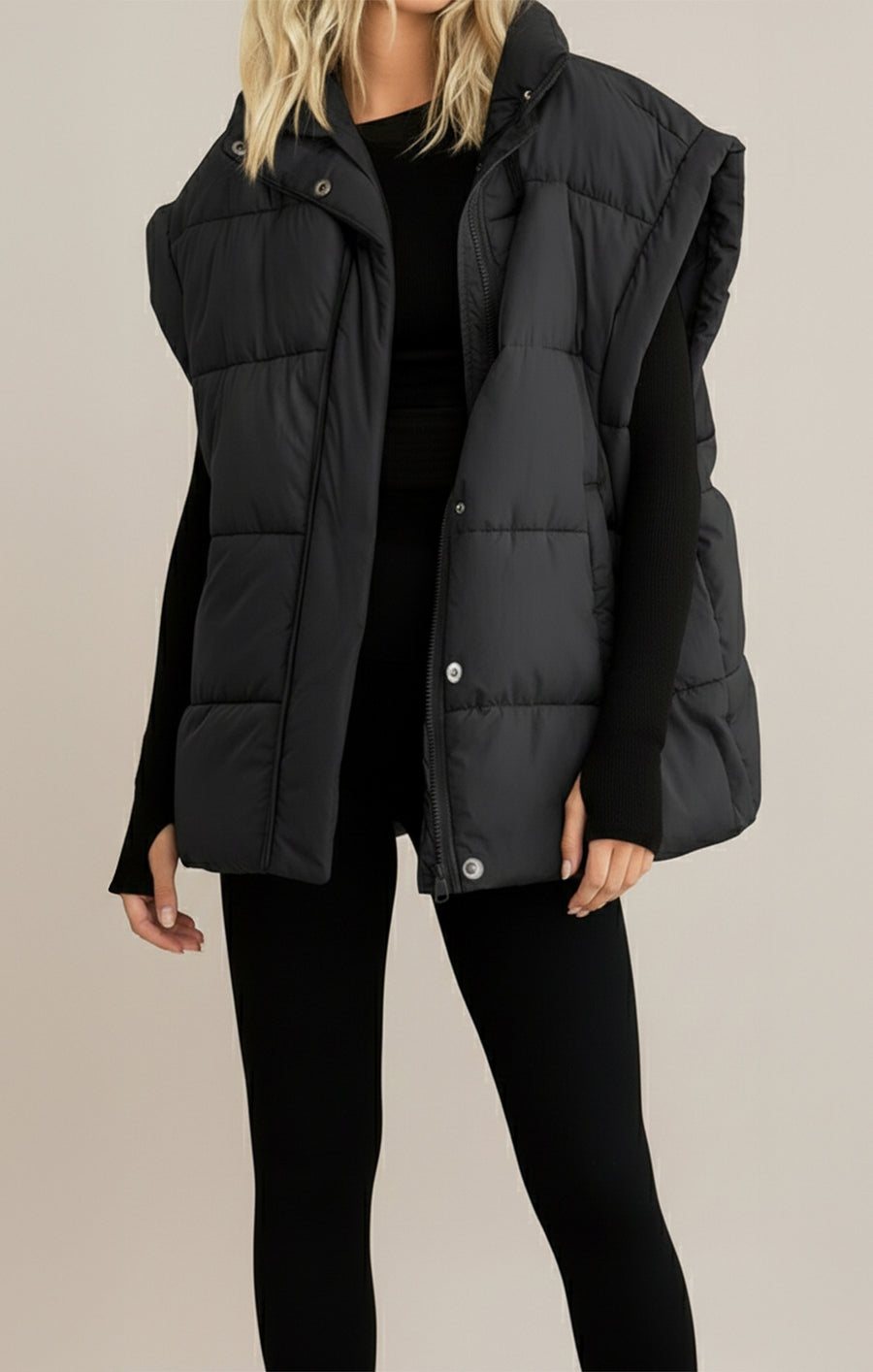 2829522 DG Quilted Boxy Vest