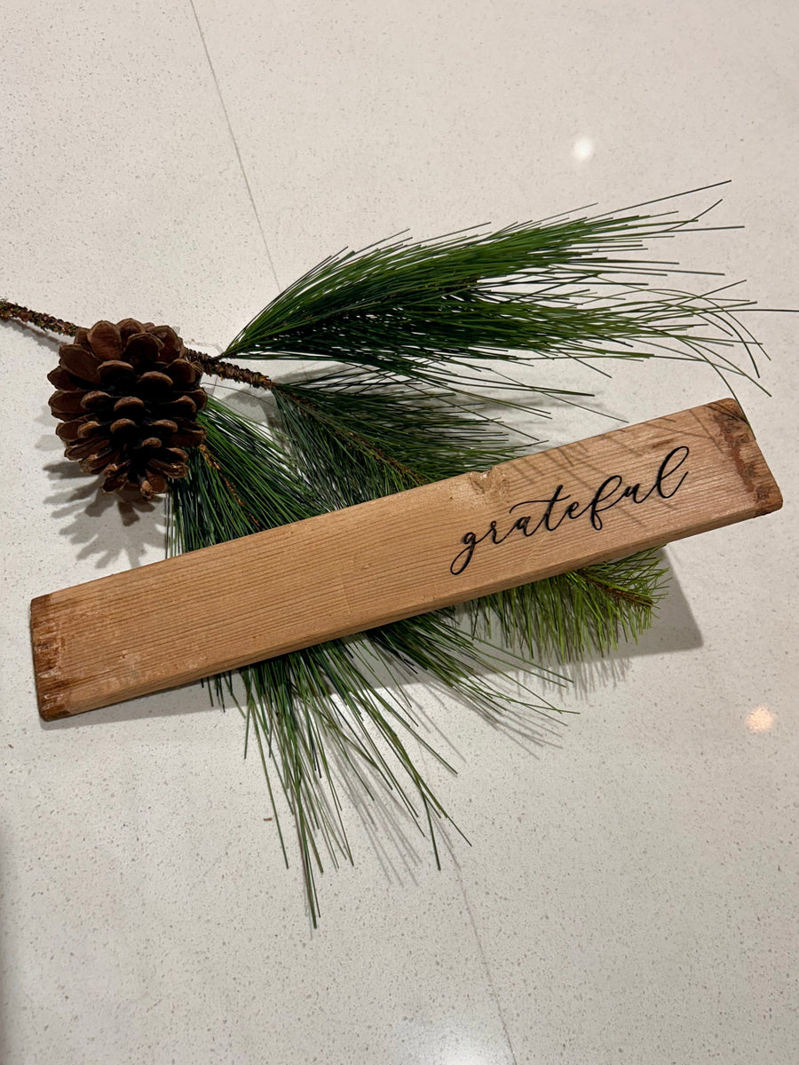 Engraved Vintage Shutter Sticks