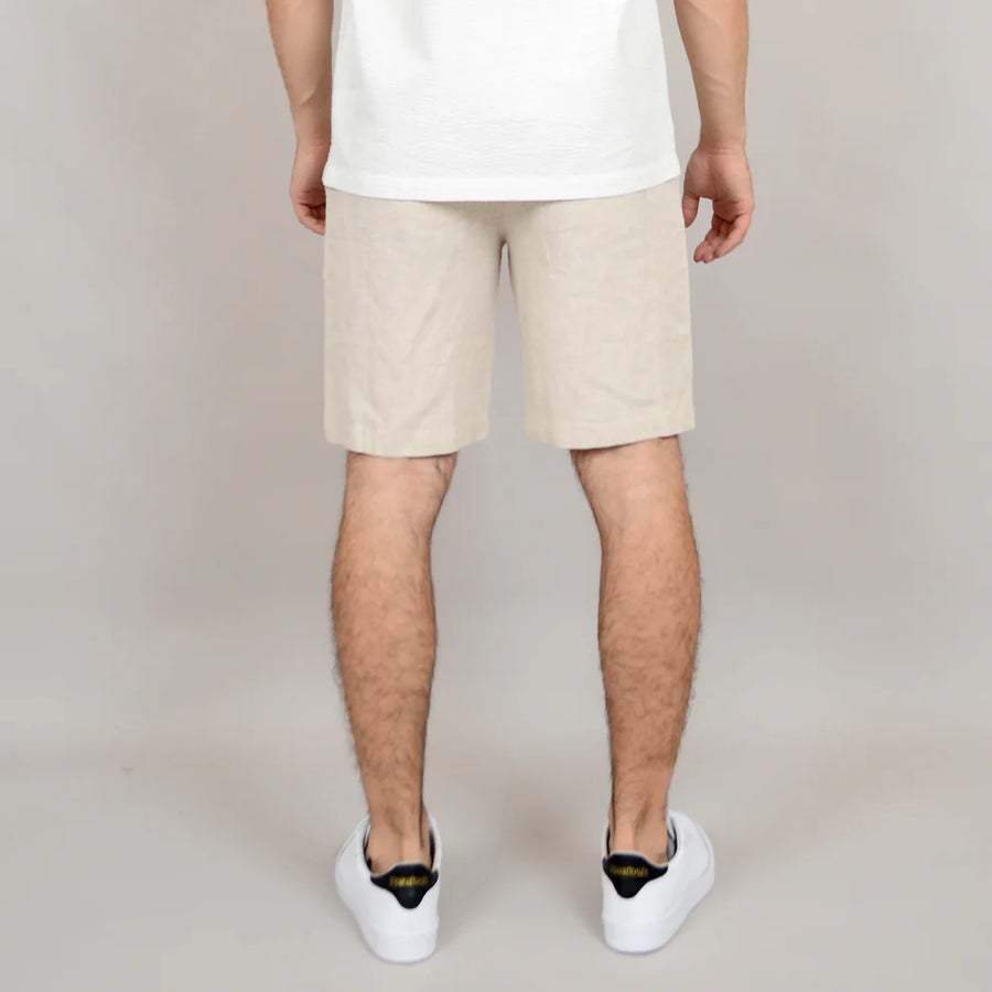 41MW507S Linen Shorts Natural