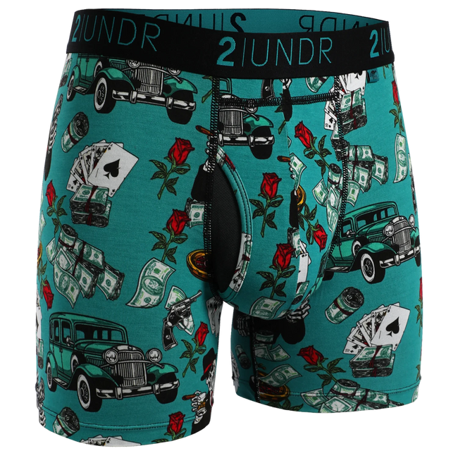 2UNDR Swing Shift - Mobsters - 6" Boxer Brief