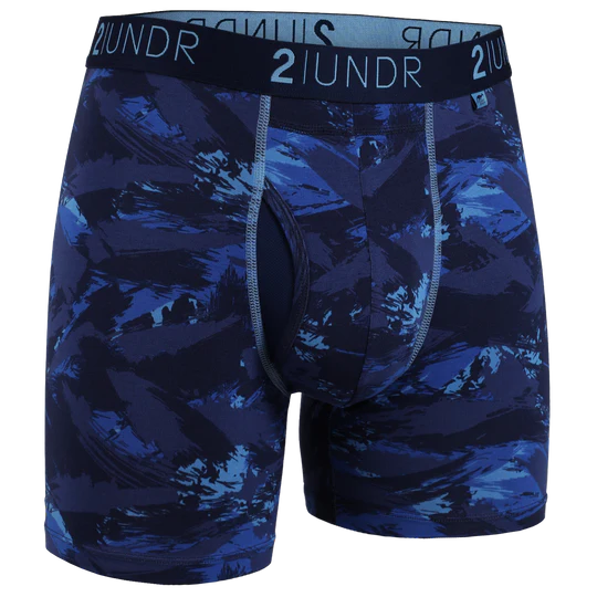 2UNDR Swing Shift - Blue Storm - 6" Boxer Brief