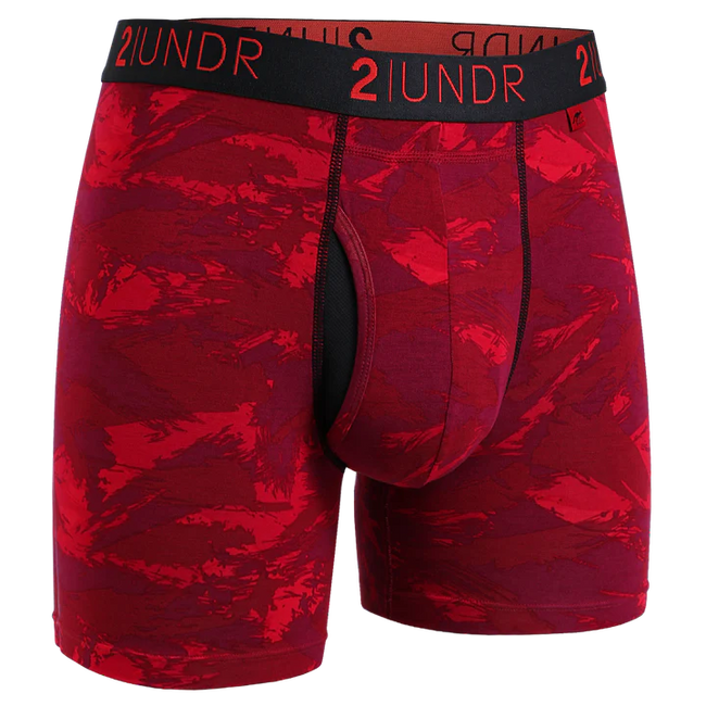 2UNDR Swing Shift - Red Storm - 6" Boxer Brief