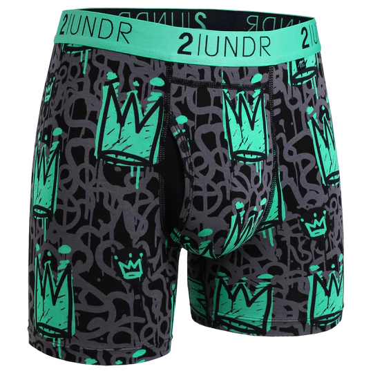 2UNDR Swing Shift - Crowns - 6" Boxer Brief