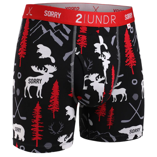 2UNDR Swing Shift - Sorry Eh - 6" Boxer Brief