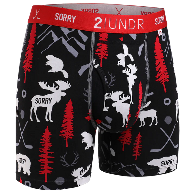 2UNDR Swing Shift - Sorry Eh - 6" Boxer Brief