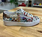 Collage Print Hearts - White Sole
