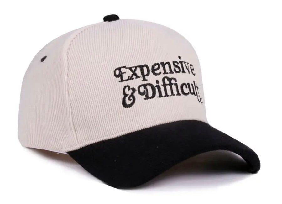 Expensive & Difficult Two Tone Corduroy Cap