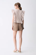 Cesar Top Striped Tan