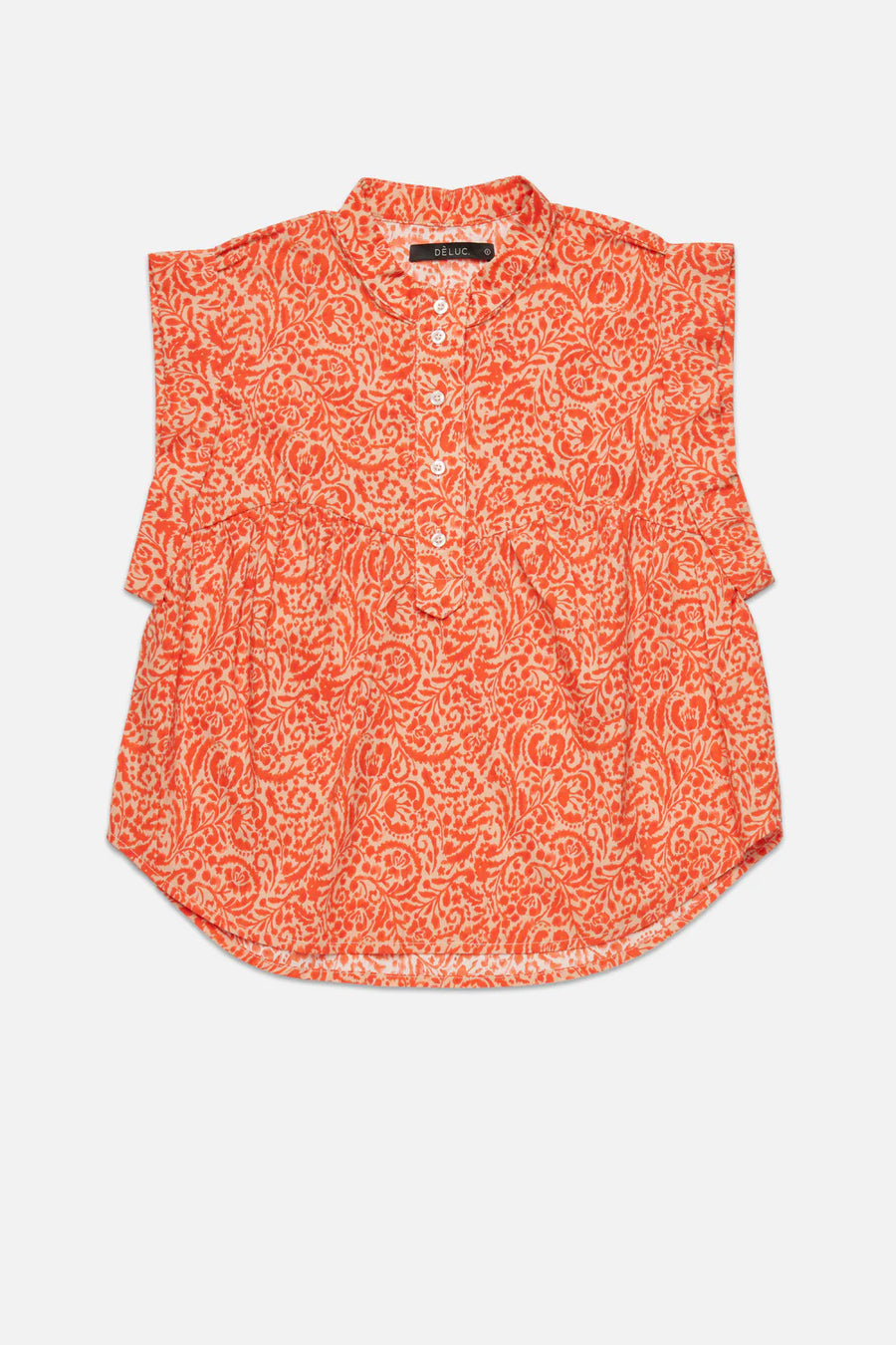 Fogo Top - Red Flowers