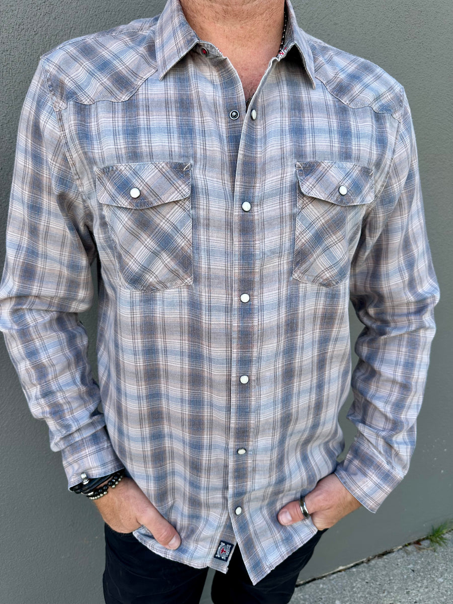 Mobile LS Vintage Soft Western Shirt