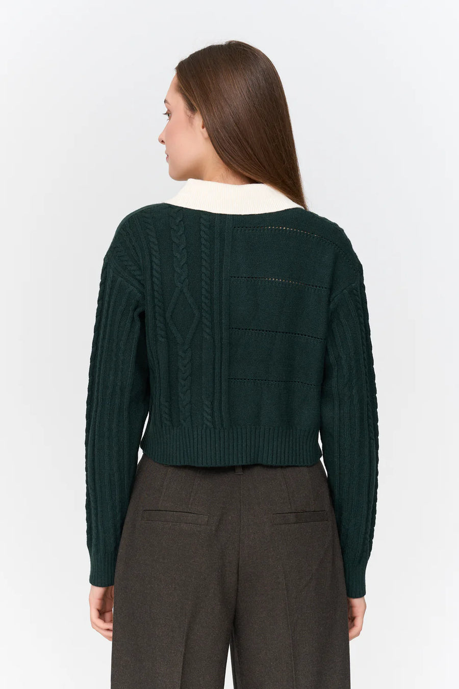41275B Green Pullover