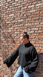 Chuck Turtleneck Sweater Black