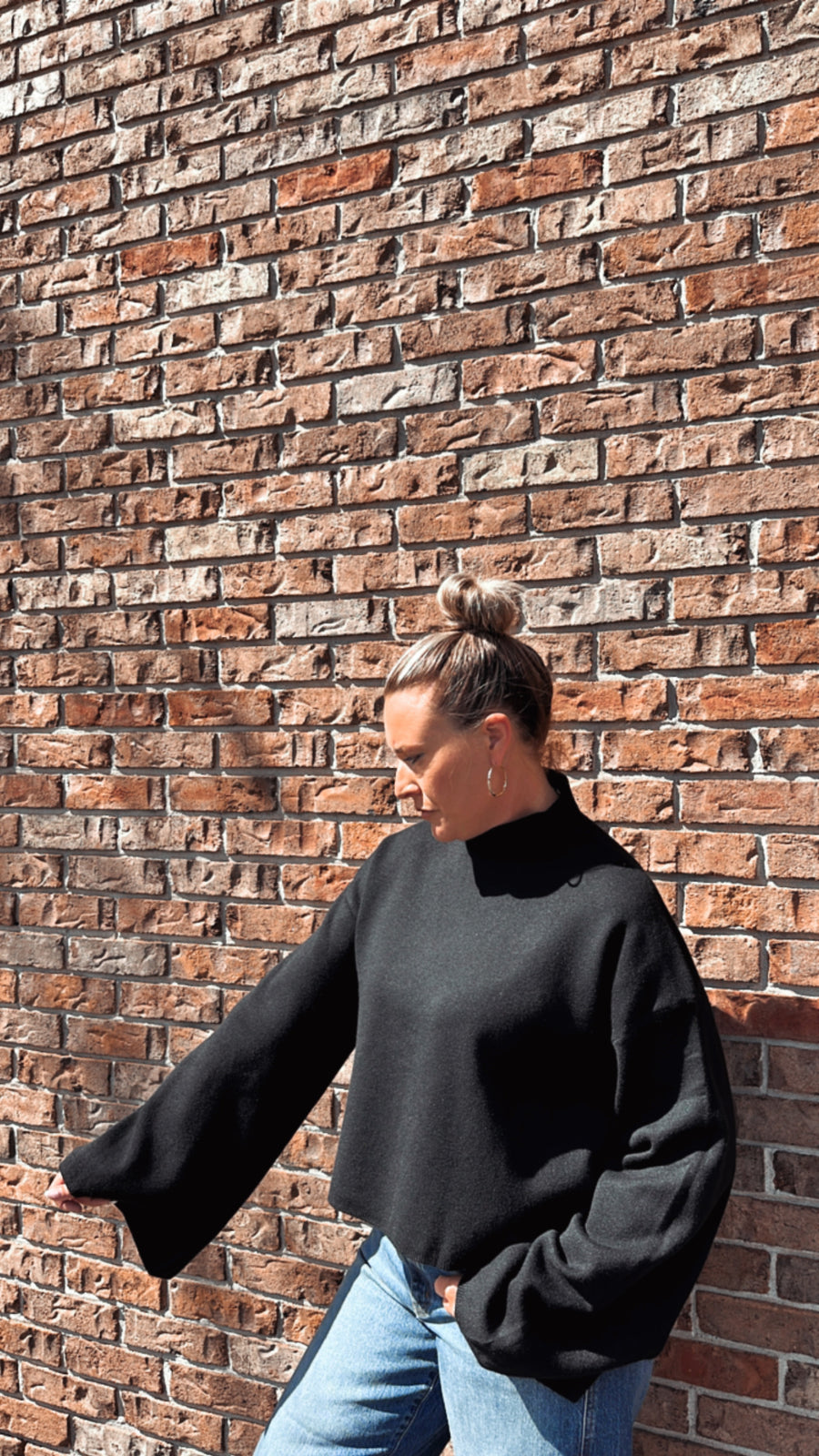 Chuck Turtleneck Sweater Black