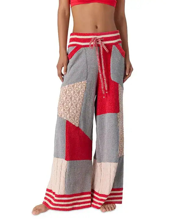 Snowmuch Fun Patchwork Lounge Pants