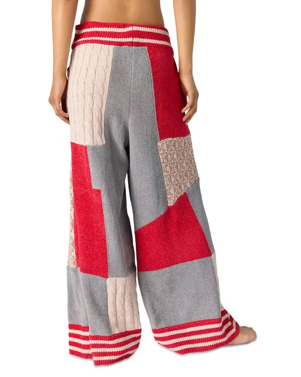 Snowmuch Fun Patchwork Lounge Pants