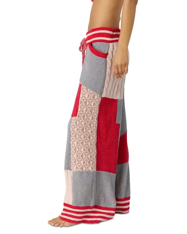 Snowmuch Fun Patchwork Lounge Pants