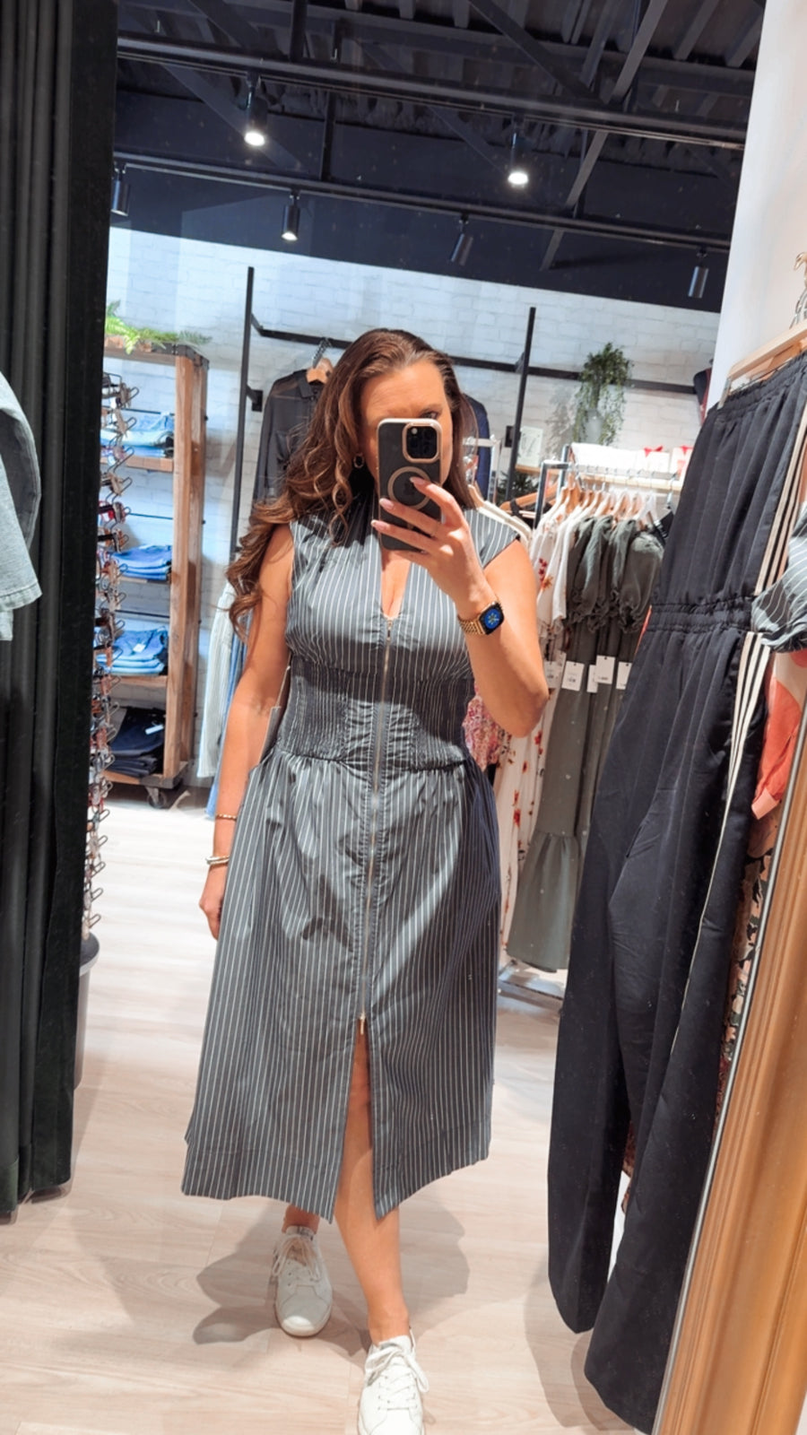 Syke Zip Front Dress