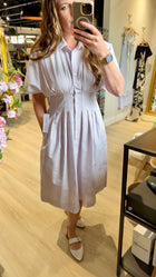Maude Waist Detail Shirtdress