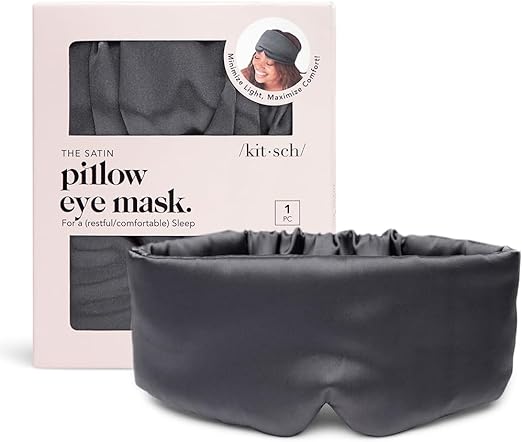 Pillow Eye Mask Charcoal