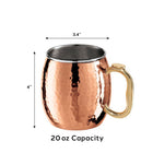 OGGI Bar™ Moscow Mule Mugs, Set of 2