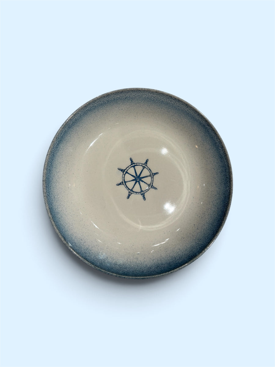 Hampton Low Bowl Blue