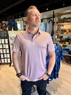 M-COREKT2099 Stateline Geo Dot Print Performance Polo