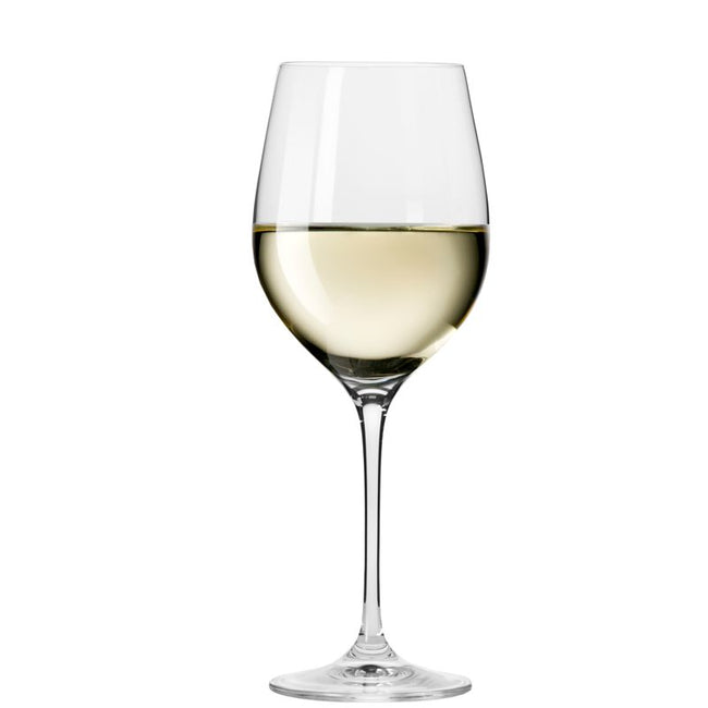 Set of 6 White Wine Glasses 370mL