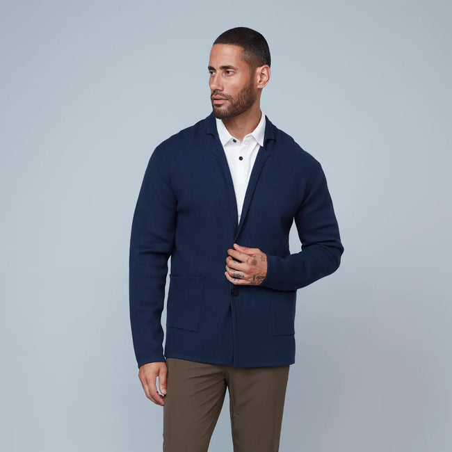 76MS384S L/S Blazer Sweater