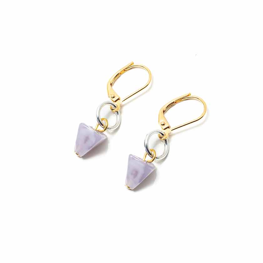 Boba Earrings Lavender