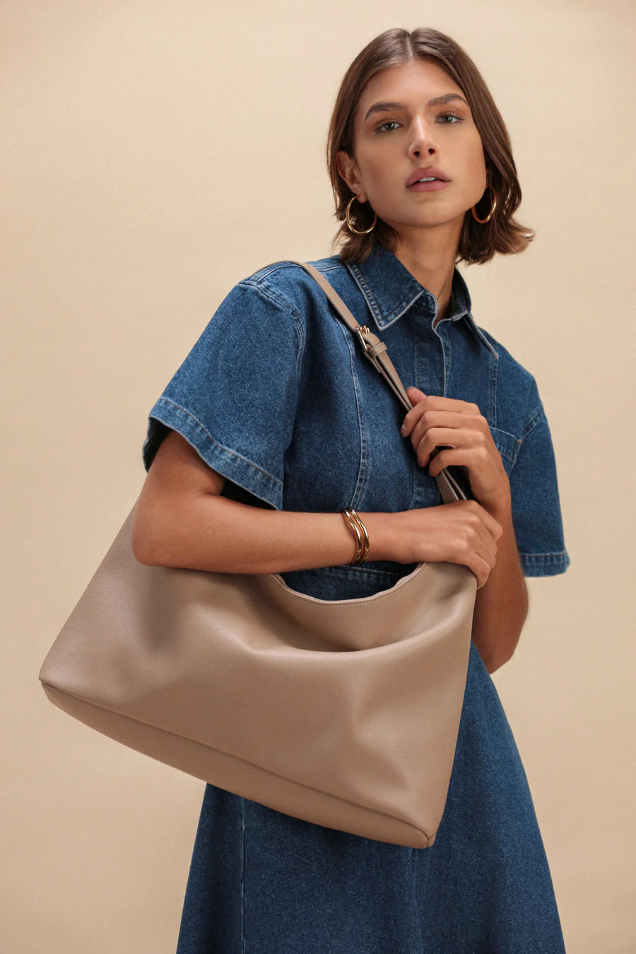 Triangle Bag Taupe