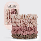 Ultra Petite Satin Scrunchies - Terracotta 6pcs