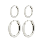 Ariella Recycled Hoop Earrings 2-in-1 Set