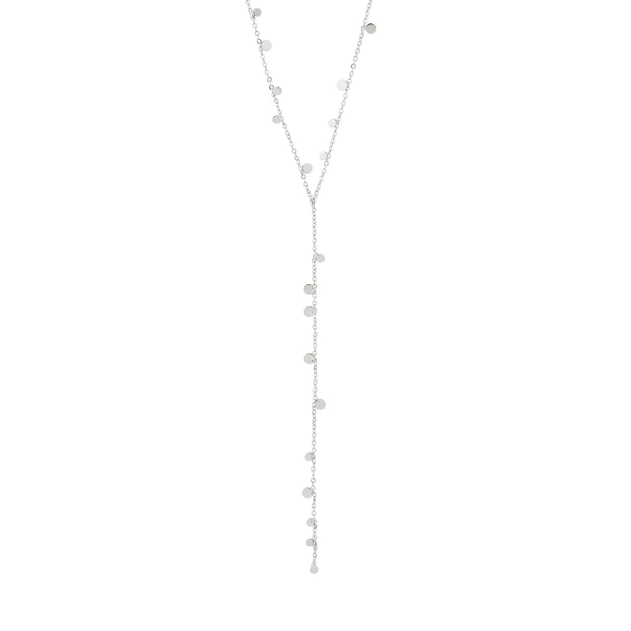 BAYLEN recycled tiny coins y-necklace