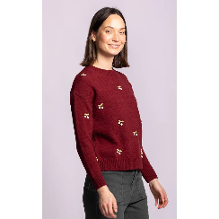 Livingston Sweater - Dark Red