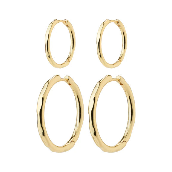 Eve Hoop Earrings 2-in-1 Set